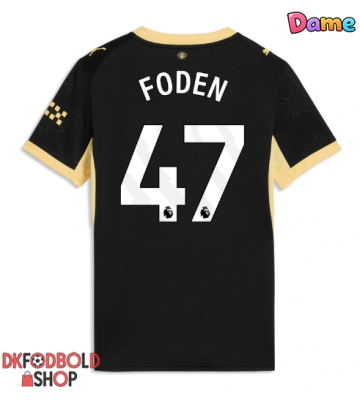 Manchester City Phil Foden #47 Udebanetrøje Dame 2026-27 Kort ærmer Manchester City Phil Foden #47 Udebanetrøje Dame 2026-27 Kort ærmer